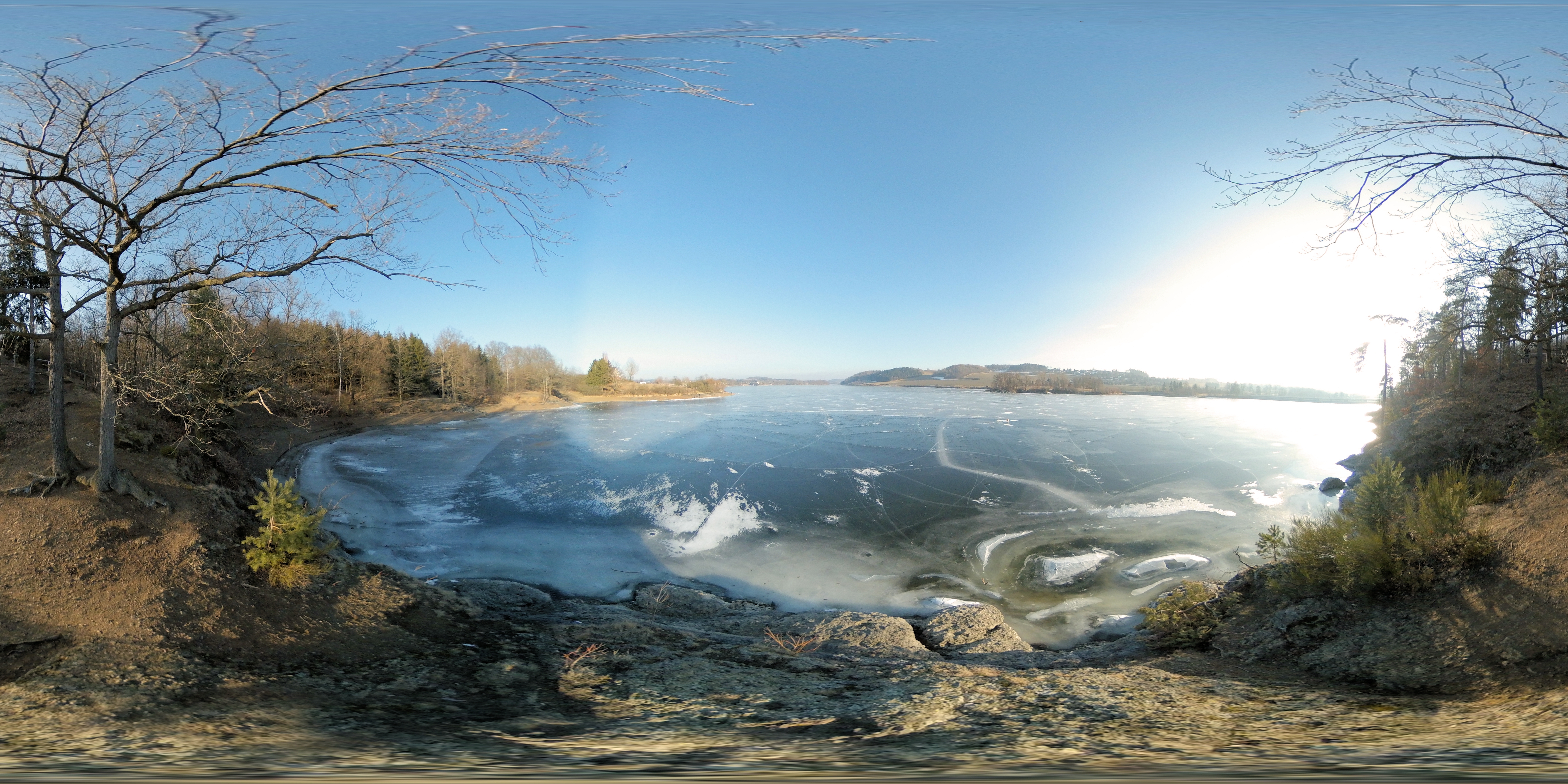 Talsperre Pirk am Felsen